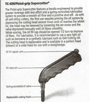 TOYO Pistol Grip - Glass Cutter - Self Oiling