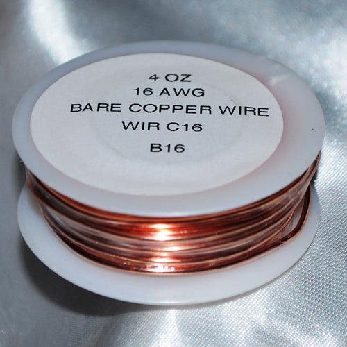 4 oz Solid Copper Wire 16 Gauge 31.5 ft roll