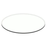 2"x4" Clear Bevel Oval (2 inch x 4 inch) | 10 Pack