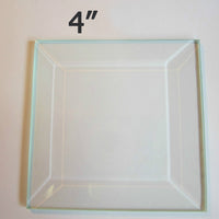 4" Clear Bevel Square (4 inch)