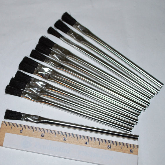 Flux Brushes for Solder Flux or Acid Patina