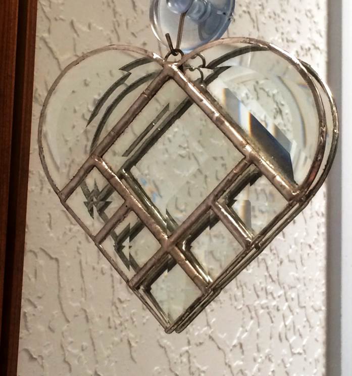 Project Kit: 5″ Multi Beveled Heart - 8 Piece - GlassSupplies41.com