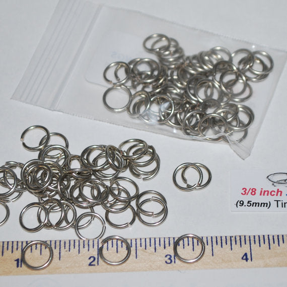 Jump Rings - 3/8" (.375 Inch)