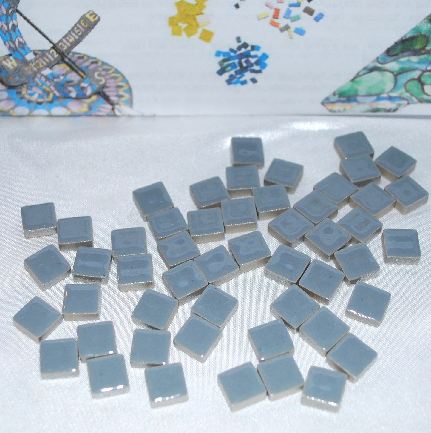 Light Gray Mosaic Tiles