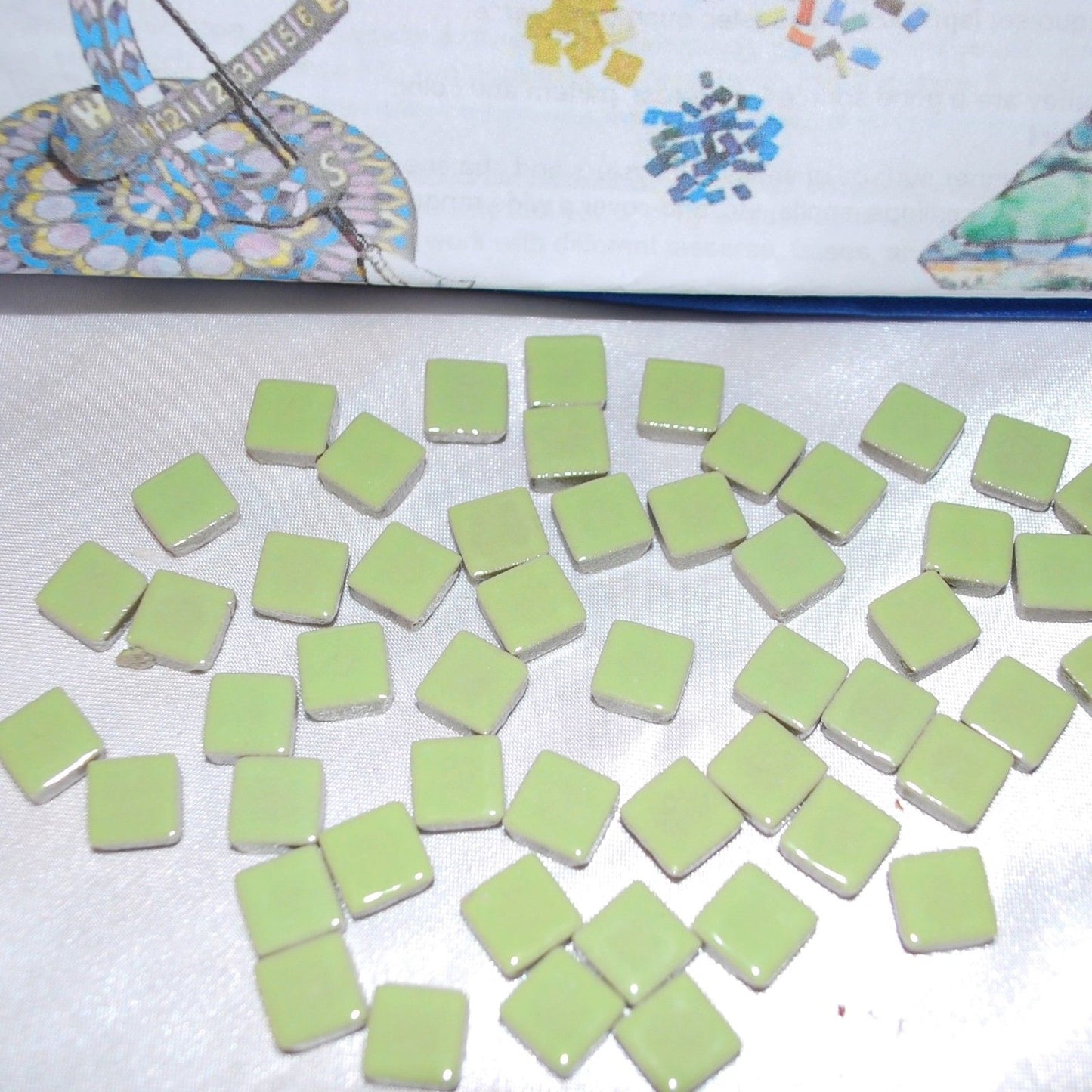 Light Green Mosaic Tiles