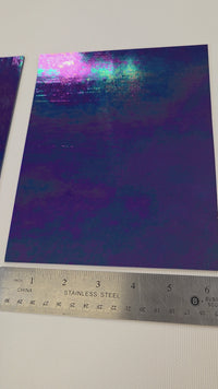 Midnight Blue Iridescent Luminescent Wissmach 96 Stained Glass – 2 Sheet Packs | 2 Size Options