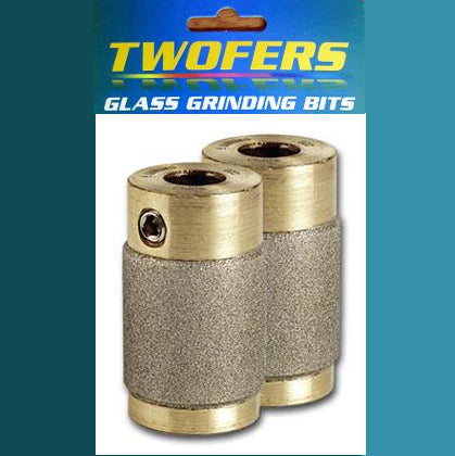 Aanraku Twofers -  3/4" Grinder Bits  - 220 Grit FINE // INCLUDES 2 BITS // fits most grinders