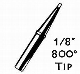 Weller 800 degree tip WP100 1/8" tip