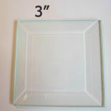 3" Clear Bevel Square (3 inch)
