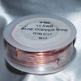 4 oz Solid Copper Wire 14 Gauge 20 ft roll