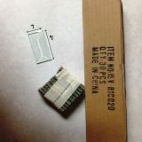 1x2" Clear Glass Bevel Rectangle (1 inch x 2 inch)