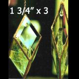 Project Kit: SMALL Hanging Prism - (5) 1-3/4" x 3" Clear Glass Diamond Bevels
