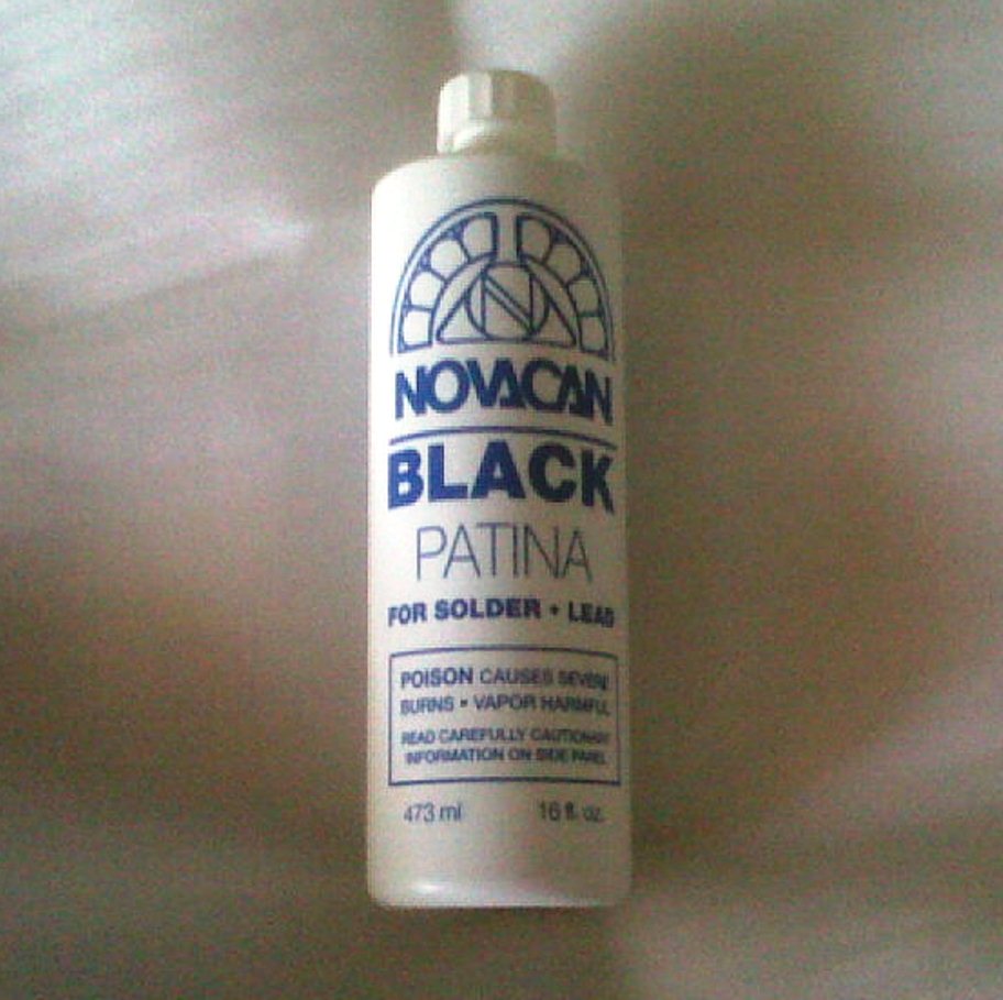 Novacan Black Patina For Solder, 8 oz – Stained Glass Stuff