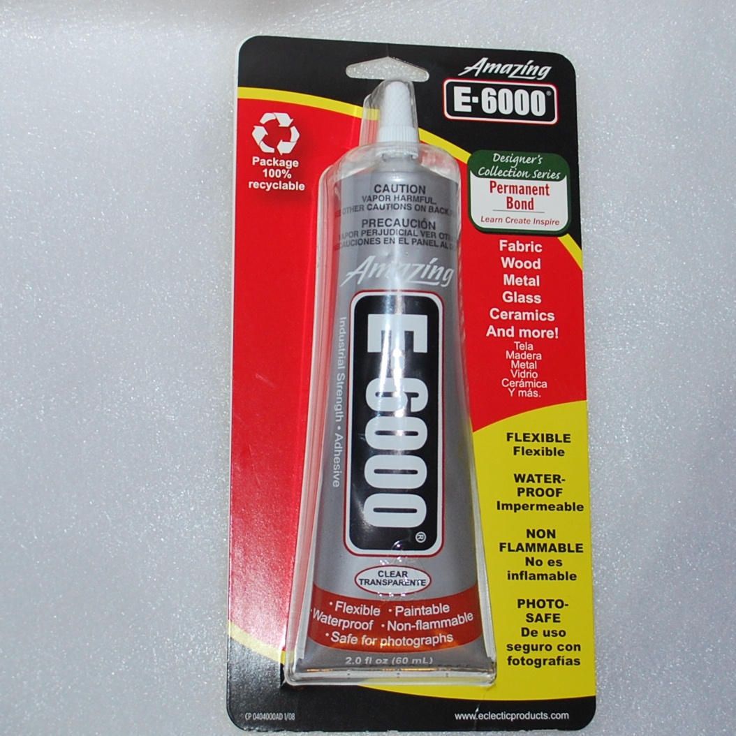 E6000 Glue MV Clear .5oz Tube 12/Case 230516C