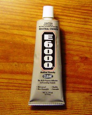 E6000 Clear ADHESIVE Jumbo tube (3.7 oz) 110 ml