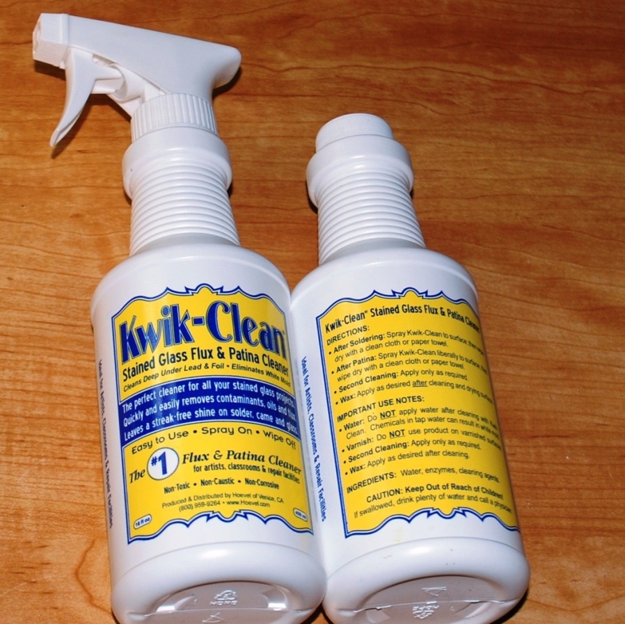 Kwik-Clean Flux Cleaner & 16 OzBlack Patina for Lead and Solder - 16 oz  Bottle