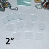 2" Square Clear Flat Glass (2 inch)