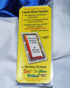 Morton LB01- Layout Block System Squares – 10 – 6″ blocks + 40 Push Pins