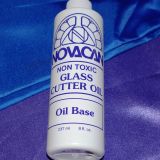 CUTTING OIL for Glass Cutter by Novacan 8 ounce (237ml) bottle
