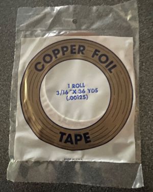3/16″ Copper Foil Tape – 36 yards – EDCO
