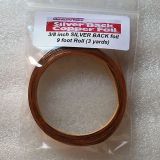 3/8" Copper Foil Tape SILVER BACK - 3 yards - Venture Tape