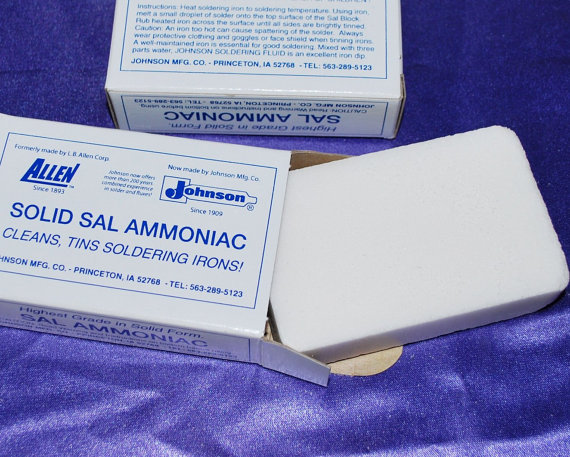 SRA Sal Ammoniac Tinning Block 100 Grams