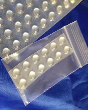 12 Clear Rubber Bumpons – 5/16 inch – Self Adhesive (3 sets of 4)