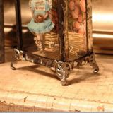 Silver Steel Box Feet - Decorative Filigree