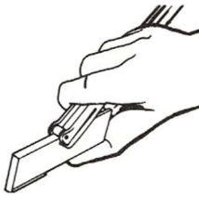 Handy Tool Handee Glastar Hand Foiler 3/16"  Helps center foil when foiling 