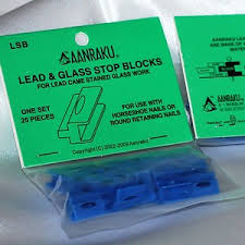 Aanraku –  Lead & Glass Stop Blocks –  25 Pack