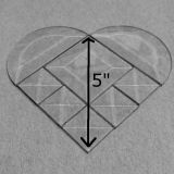 Project Kit: 5″ Multi Beveled Heart - 8 Piece - GlassSupplies41.com