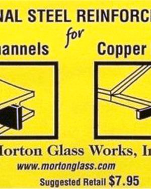 Morton Strongline Reinforcement for Stained Glass Strong Line is Coppered Steel