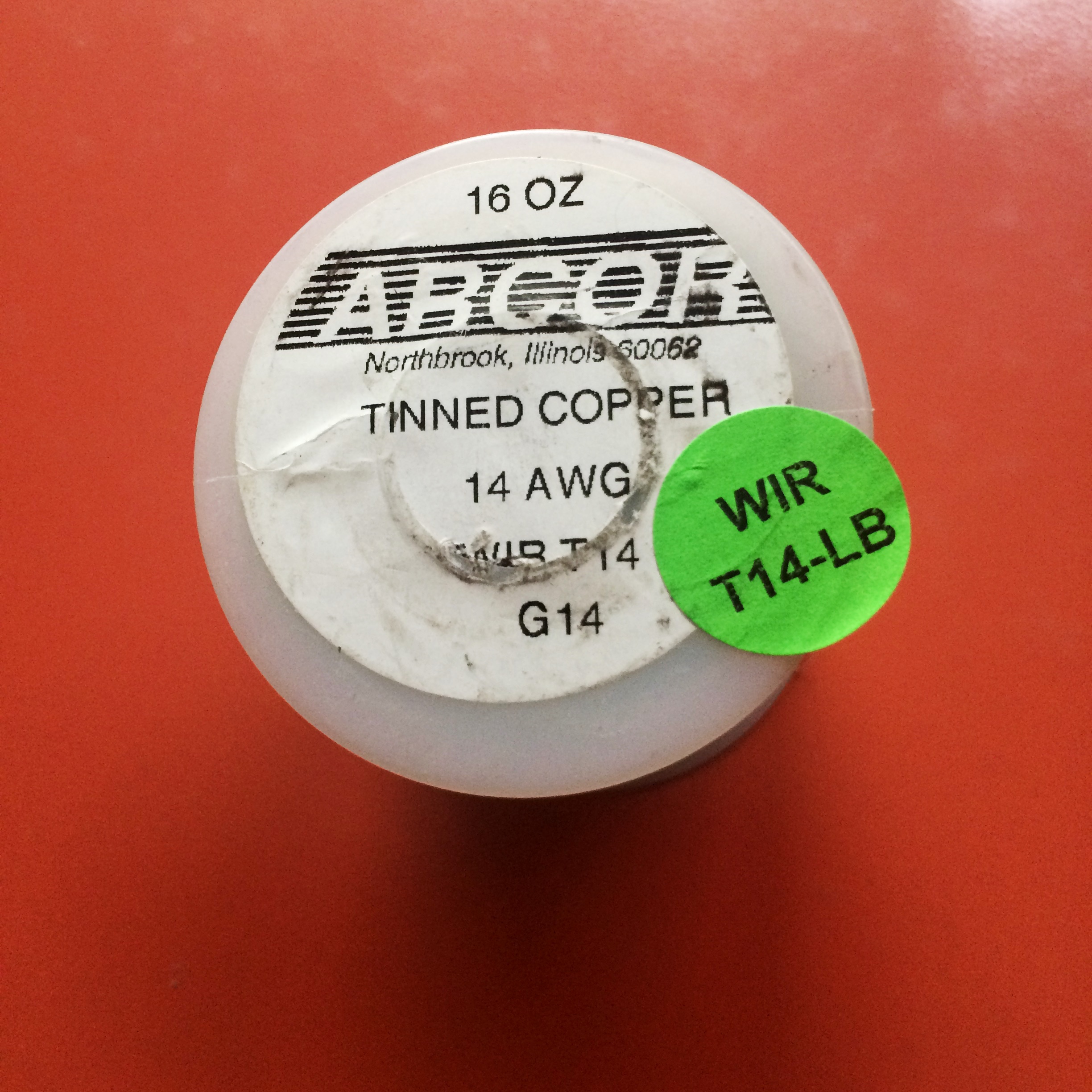 1 pound (16 oz) Tinned Copper Wire (silver color) 14 Gauge - 80 feet 