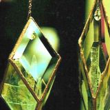 Project Kit: Large Hanging Prism or dry Terrarium – (5) 6″ x 9″ Clear Glass Diamond Bevels