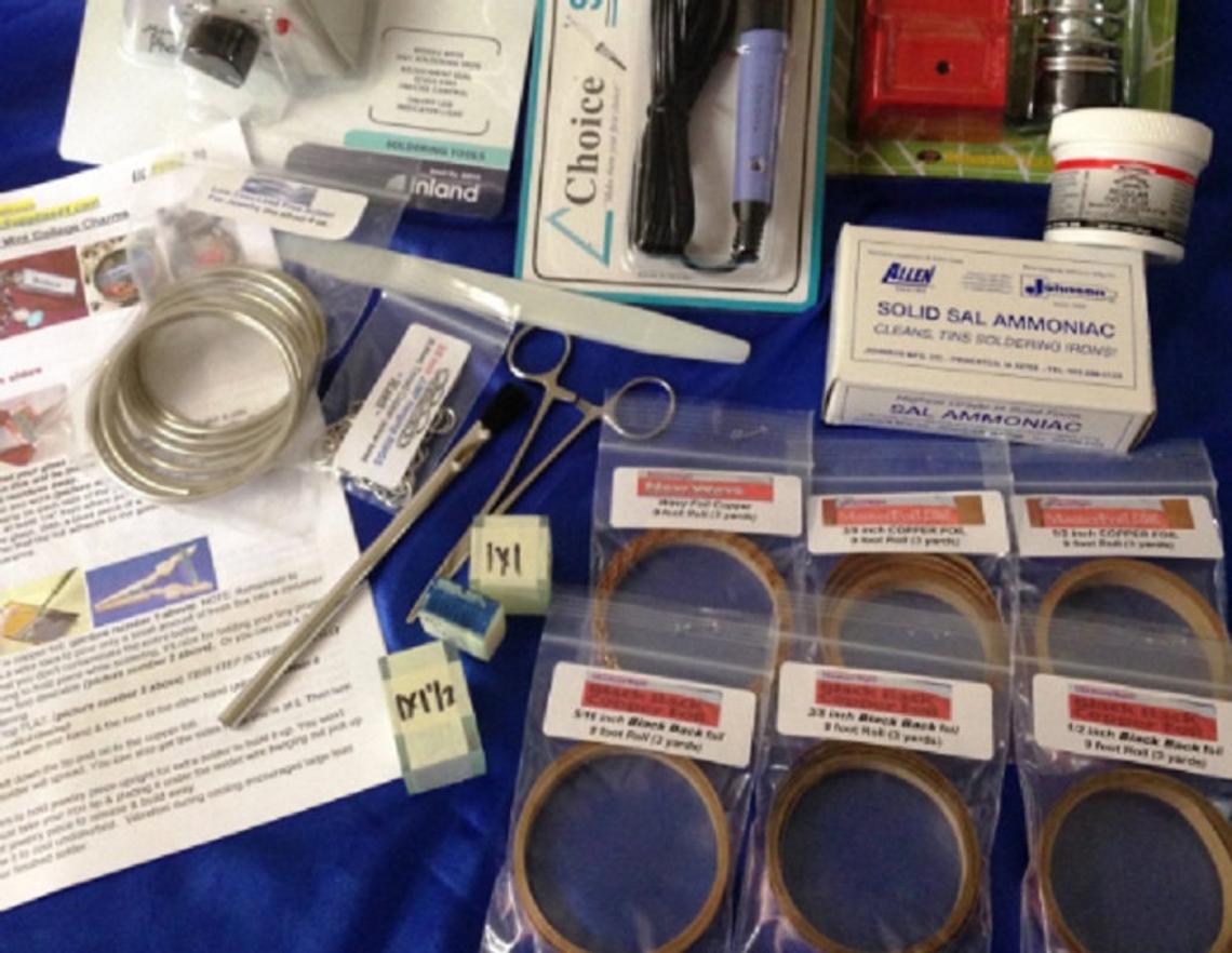 Complete Kit for Solder Art Jewelry with Choice Soldering Iron