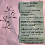 4 pack of FUSIBLE HANGERS 1-1/8″ x 11/16″ withstands 1800o to 2000o heat p/n = HH FFI