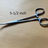 5-1/2 inch HEMOSTAT Locking Tweezers with Curved End