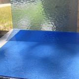 PALE BLUE rough rolled Transparent ~ STAINED GLASS 2 sheets each 6 x 8 inch