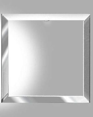 5″ Clear Bevel Glass Square (5 inch)
