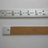 18 or 12 inch cork ruler