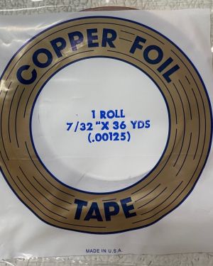 7/32″ Copper Foil Tape – EDCO – 36 yards x 1.25 mil thick